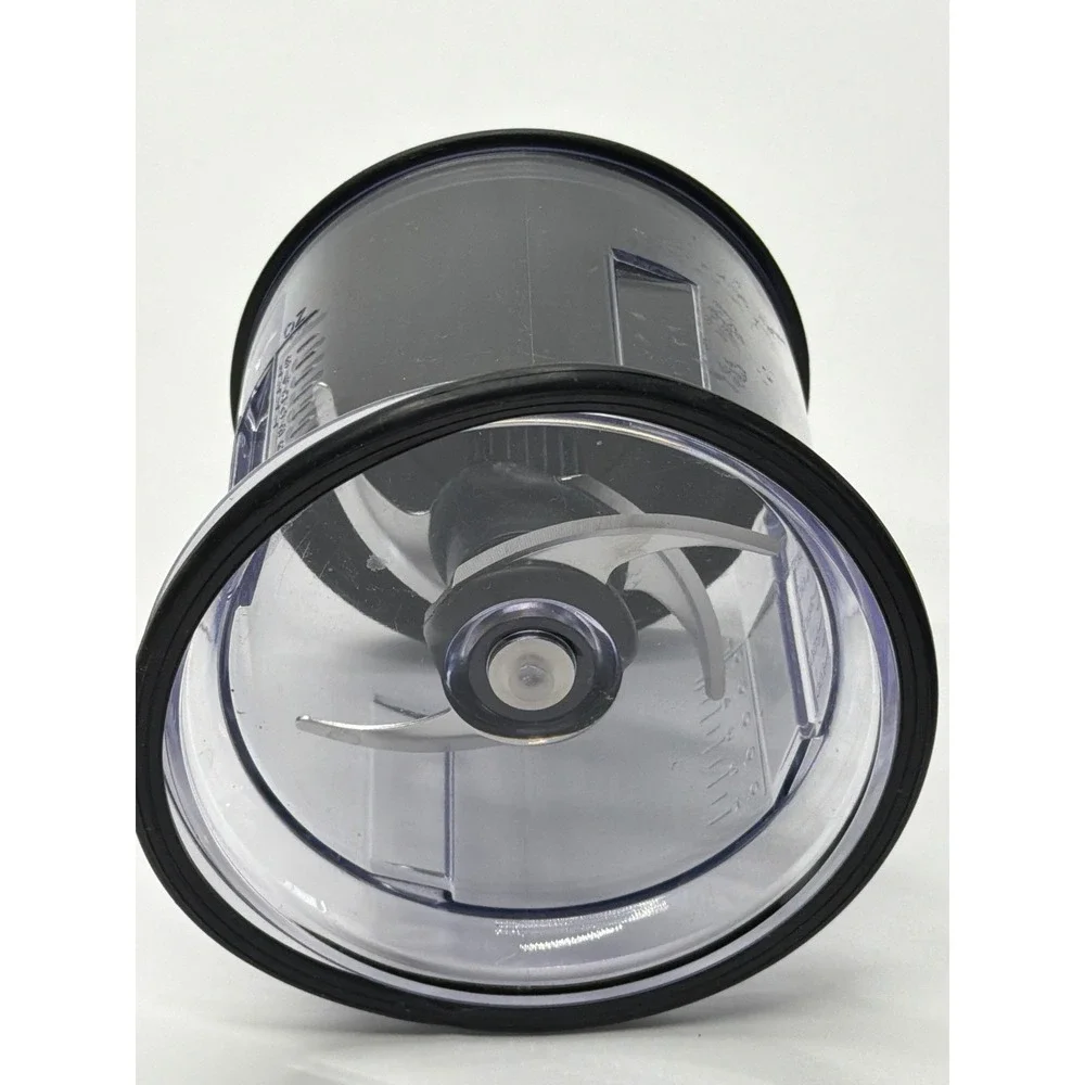 Ninja Express Chop Replacement 16oz Bowl with Blade and Storage Lid Black Clear